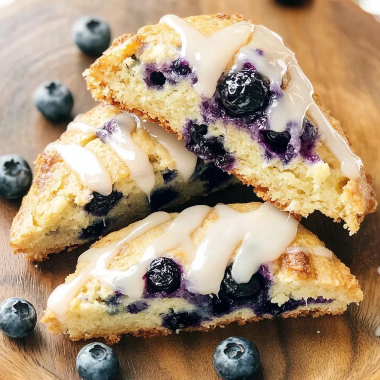 Almond Flour Lemon Blueberry Scones