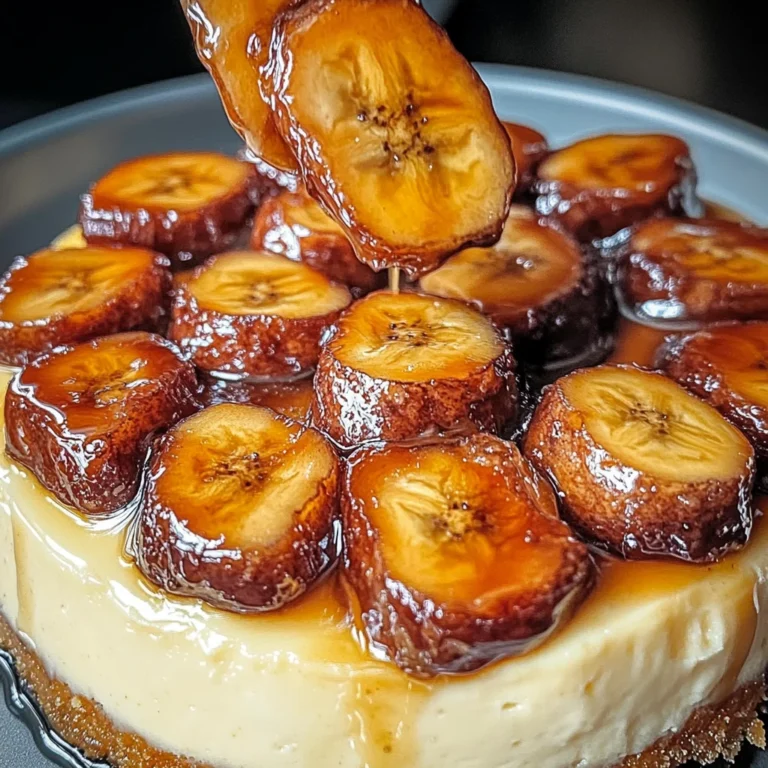 Caramelized Banana Cheesecake With Vanilla Extract