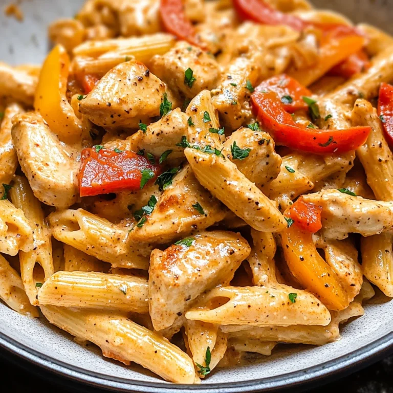 Cashew Cream Cajun Chicken Pasta - Dairy Free!