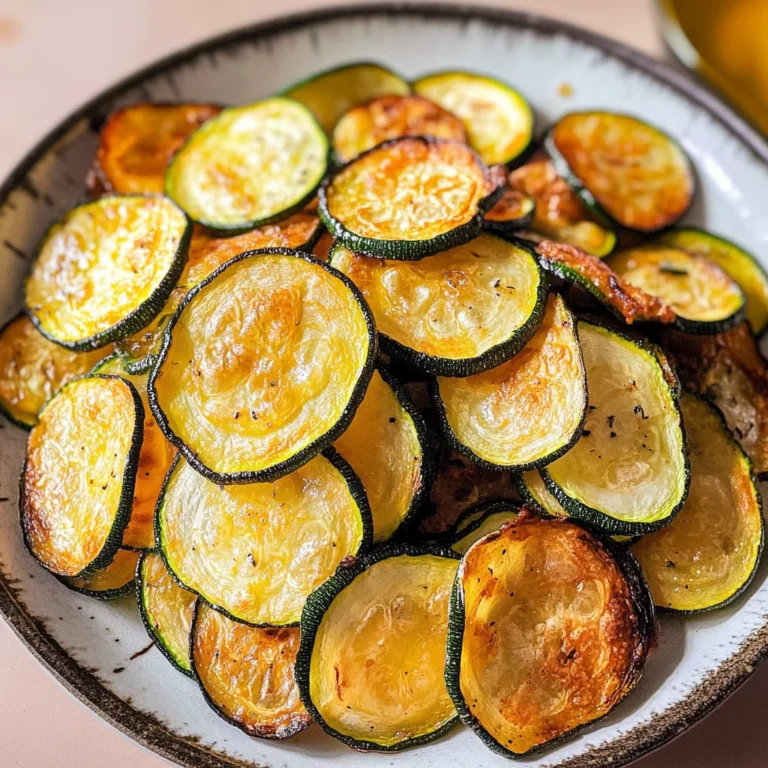 Easy Oven-Baked Zucchini Chips