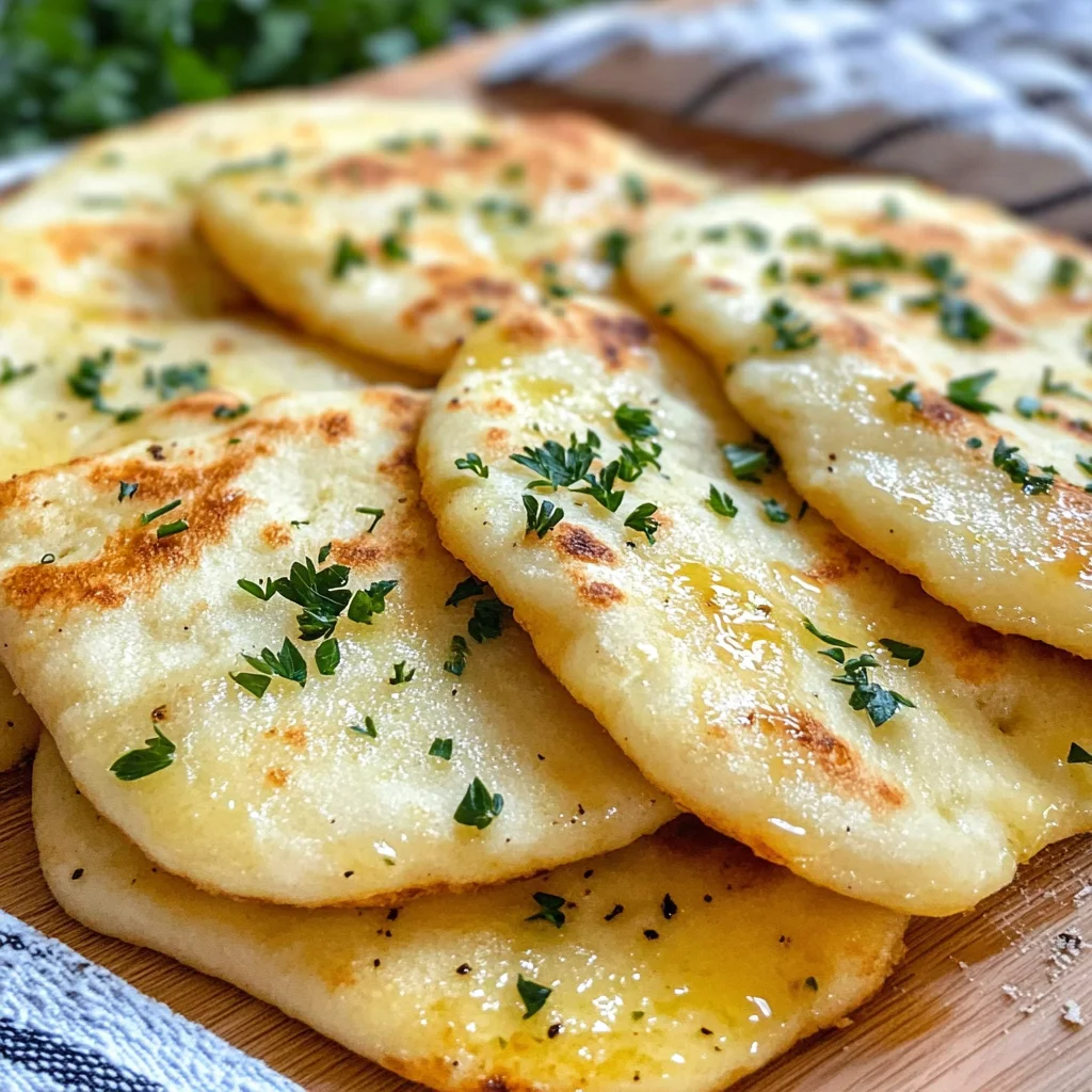Garlic Keto Naan Bread Recipe
