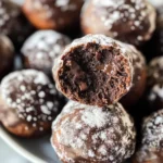 Gluten-free Baked Chocolate Donut Holes