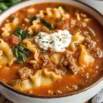 Gluten Free Lasagna Soup (Dairy Free)