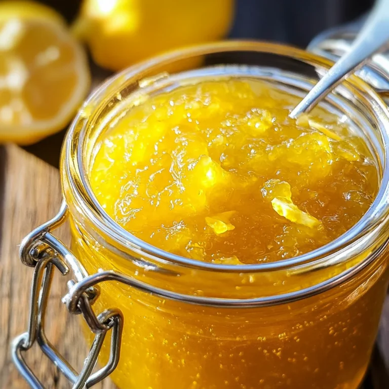 Italian Lemon Jam