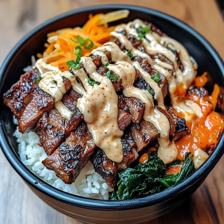 Korean Beef Bibimbap With Gochujang Aioli