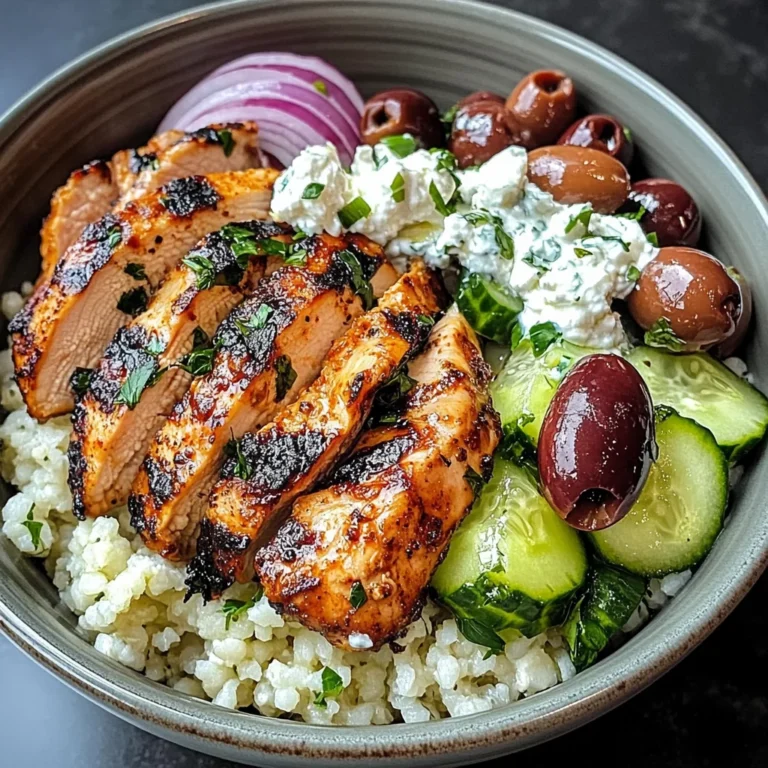 Mediterranean Chicken Bowls