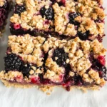 Vegan Berry Crumble Bars