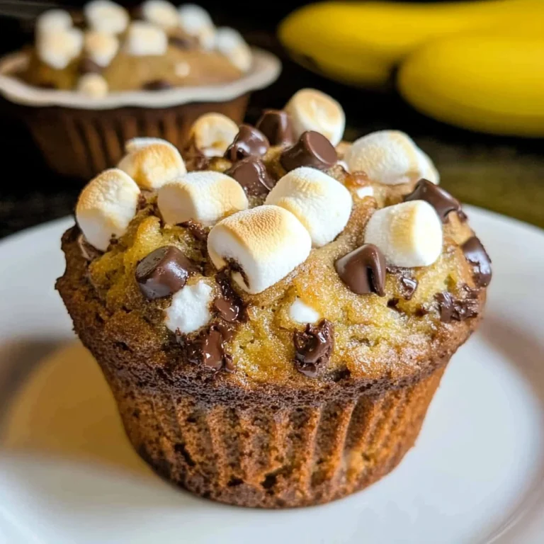 Banana S’mores Muffins