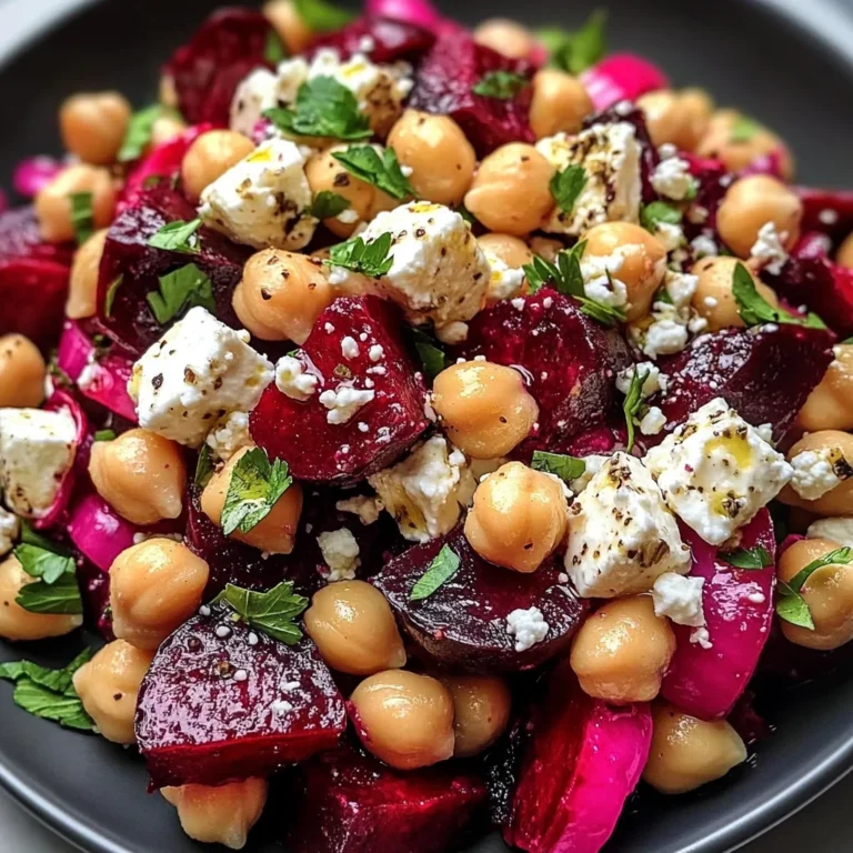 Chickpea, Beet and Feta Salad