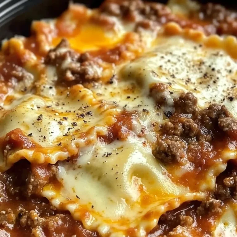 Crockpot Ravioli Lasagna: A Hands-Off, Flavor-Packed Comfort Food Masterpiece