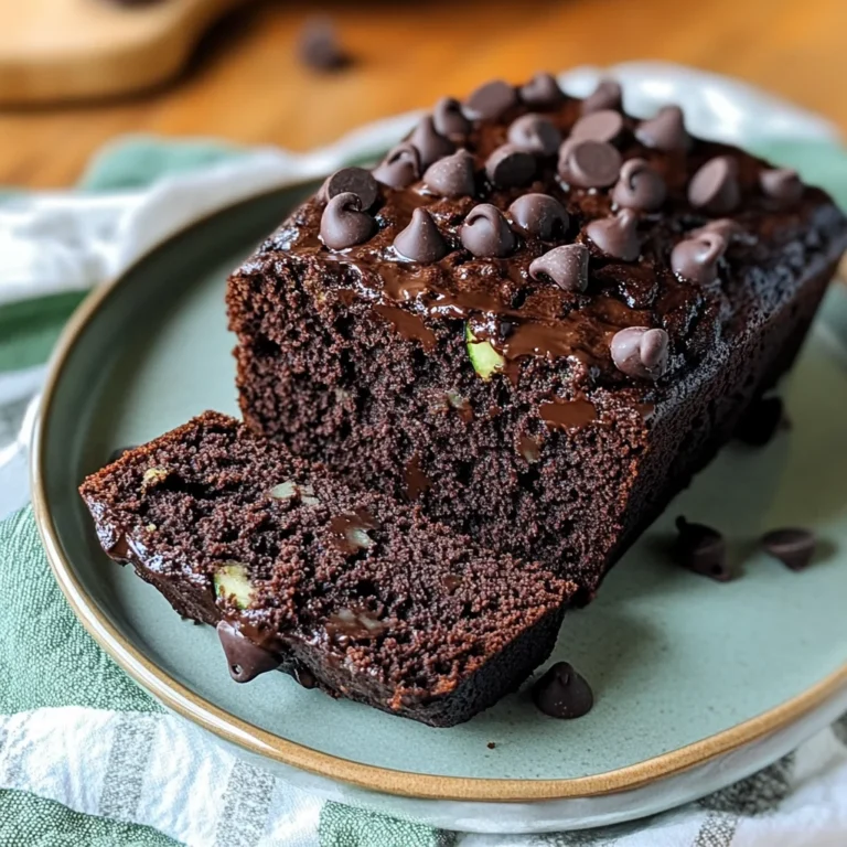 Double Chocolate Zucchini Bread