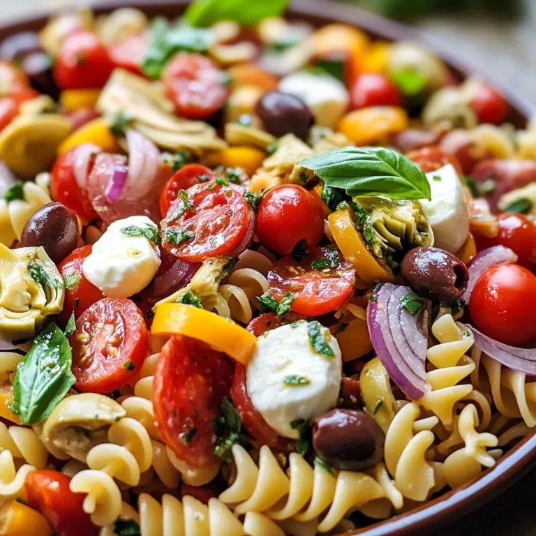 Easy Italian Antipasto Pasta Salad
