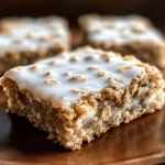 Iced Oatmeal Cookie Bar Recipe