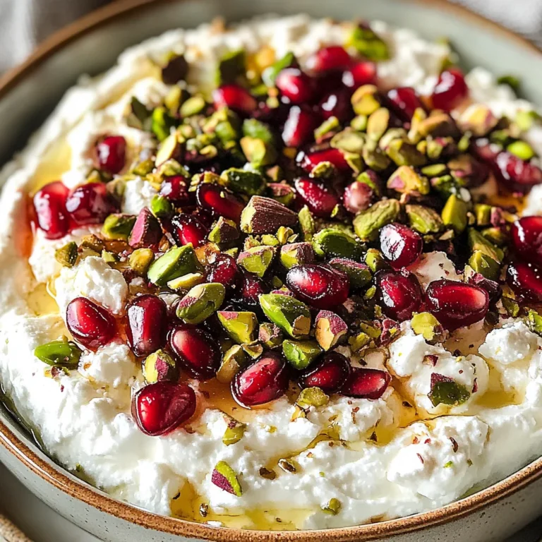 Pomegranate Pistachio Whipped Feta