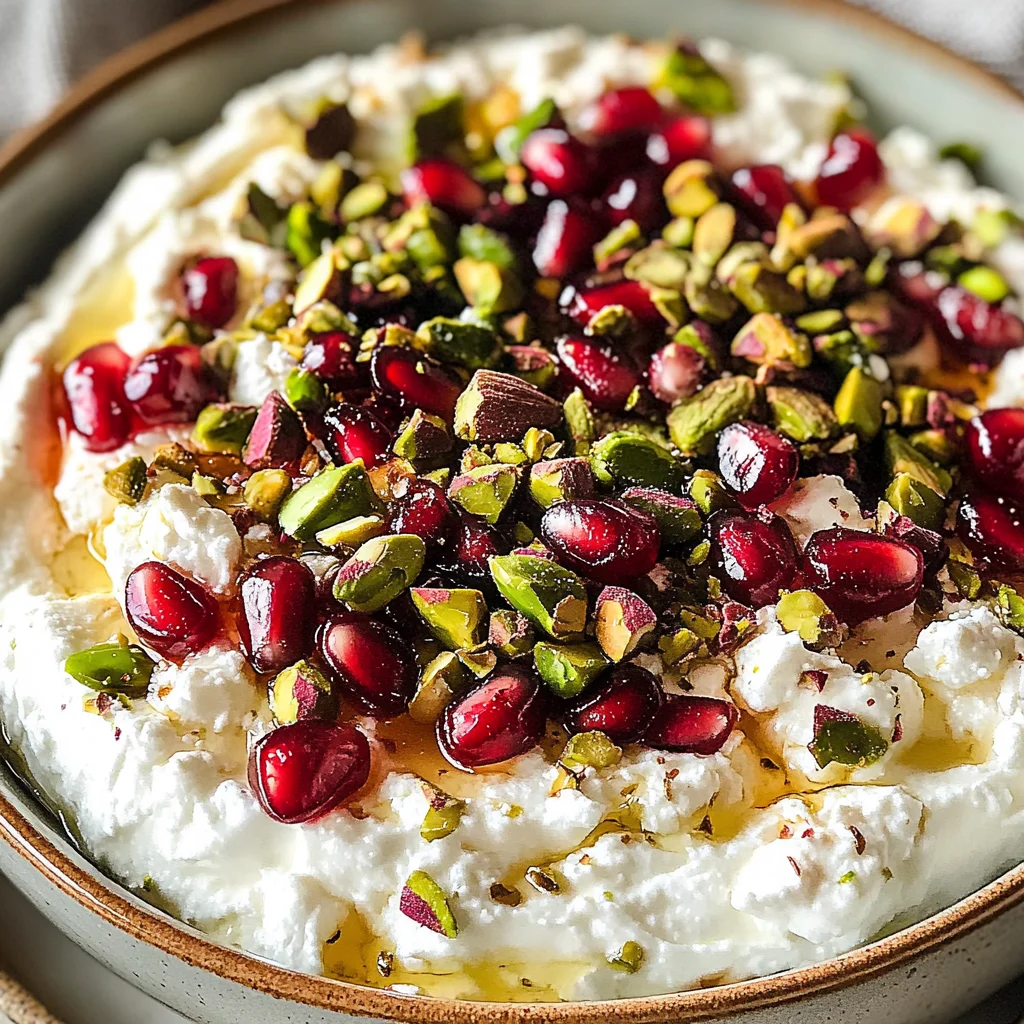 Pomegranate Pistachio Whipped Feta