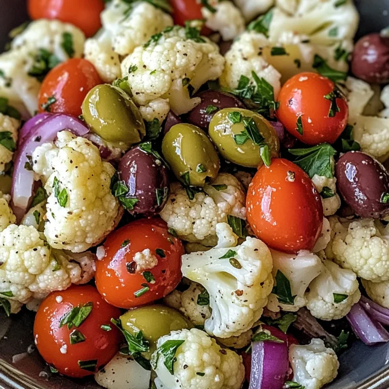 Sicilian Cauliflower Salad