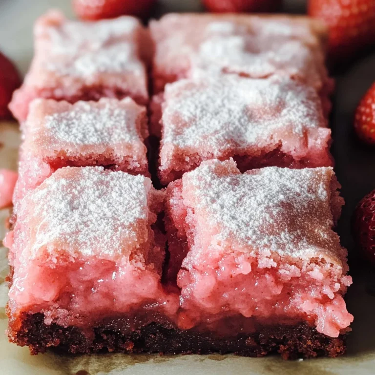 Strawberry Brownies