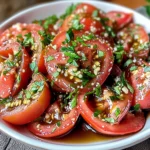 Zesty Marinated Tomatoes