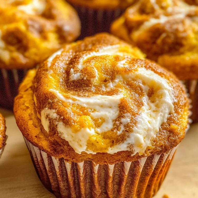 Best Swirled Pumpkin Cream Cheese Muffins