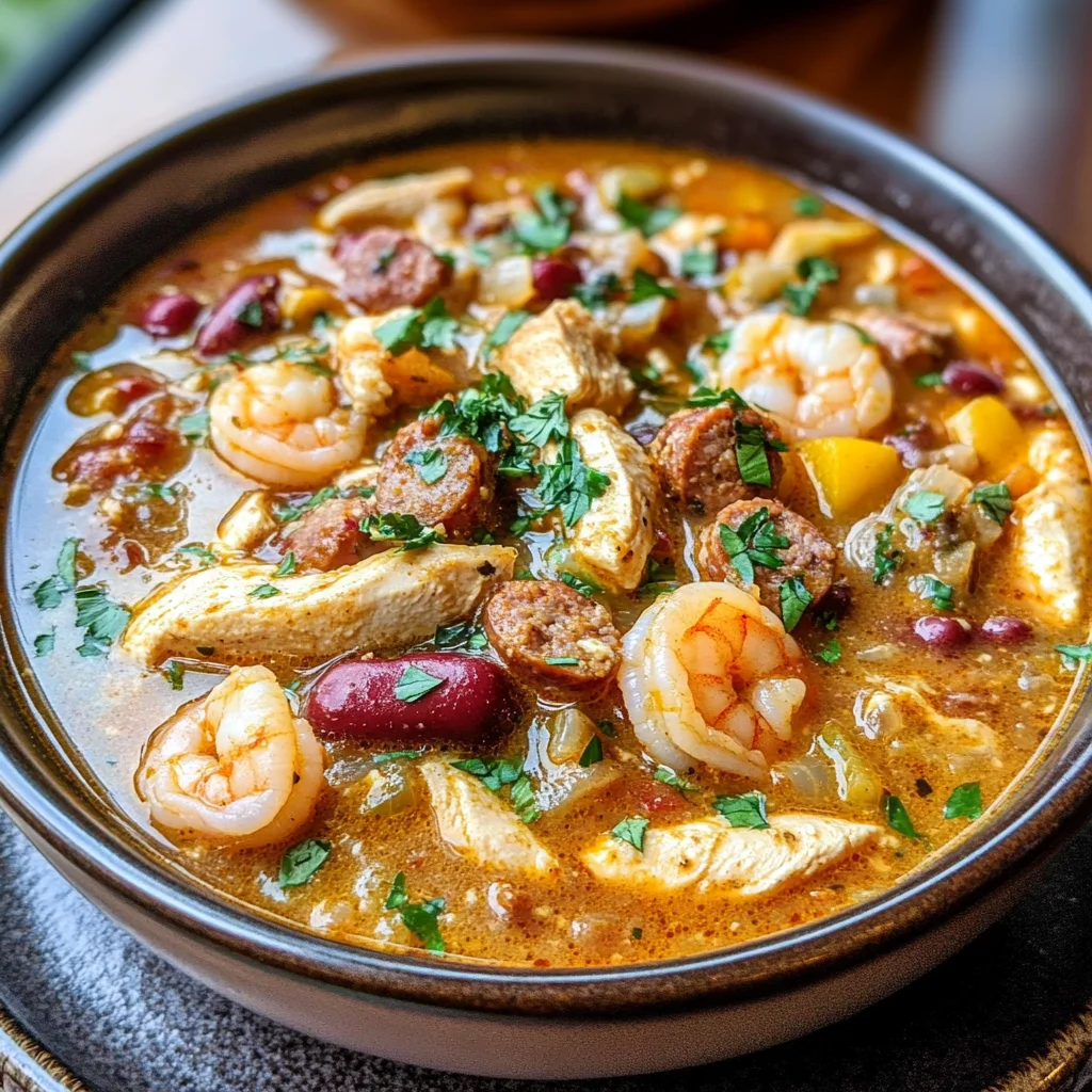Cajun White Chicken Chili