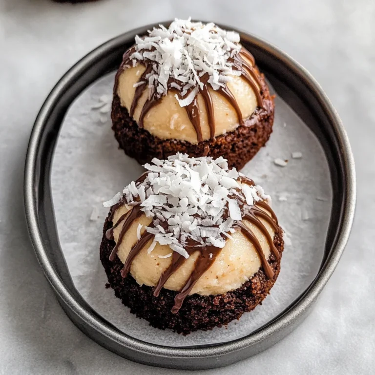 Coconut Dome with Chocolate Spread