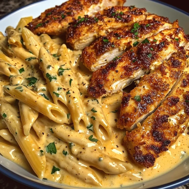 Creamy Cajun Three-Cheese Chicken Penne Recipe