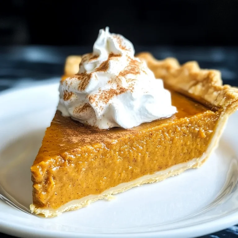 Easy Pumpkin Pie