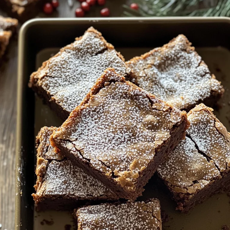 Gingerbread Brownies