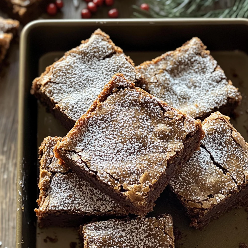 Gingerbread Brownies