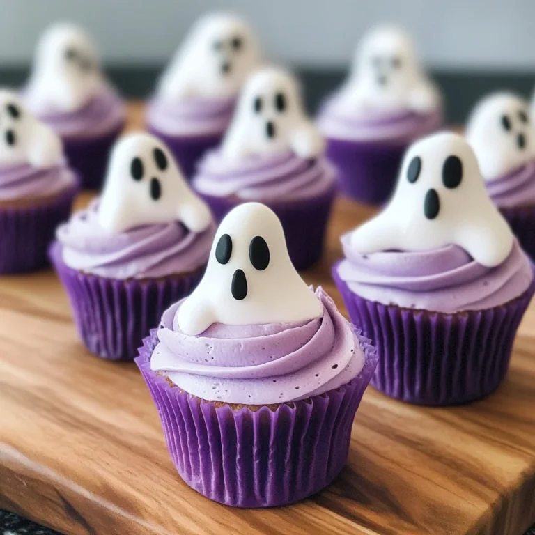Halloween Ghost Cupcakes
