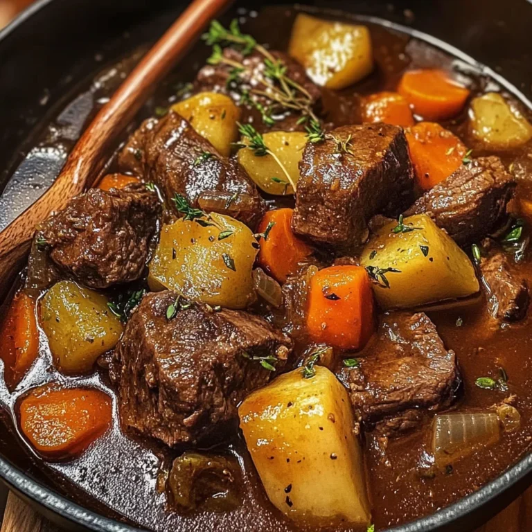 Hearty Beef Stew with Root Vegetables
