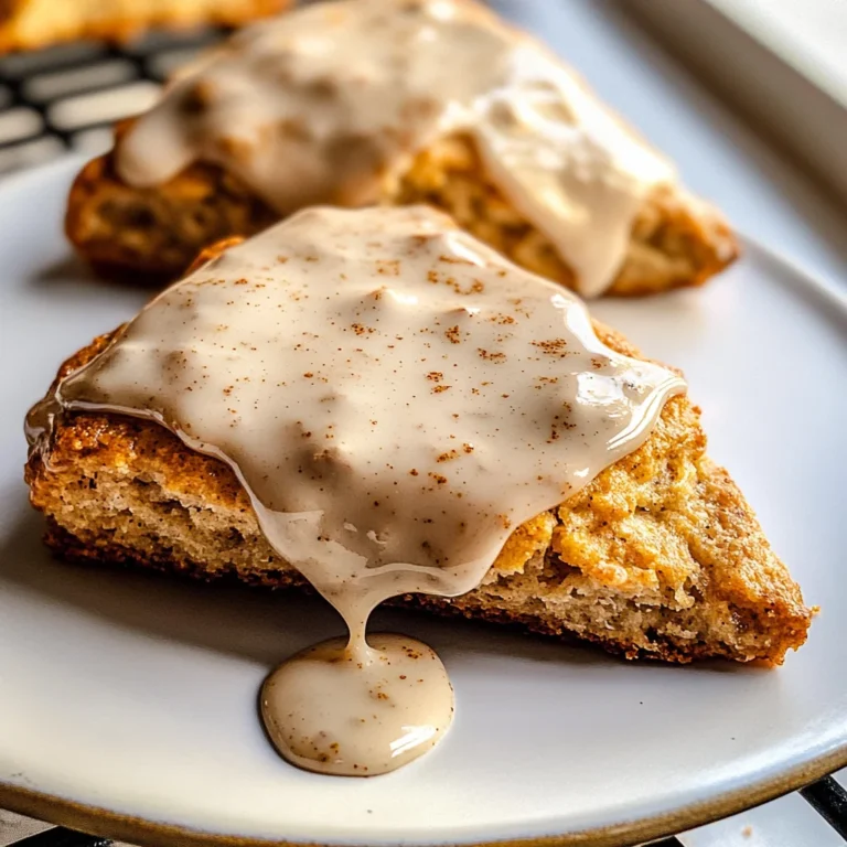 Homemade Chai Scones with Maple Chai Glaze