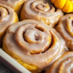 Homemade Pumpkin Chai Cinnamon Rolls