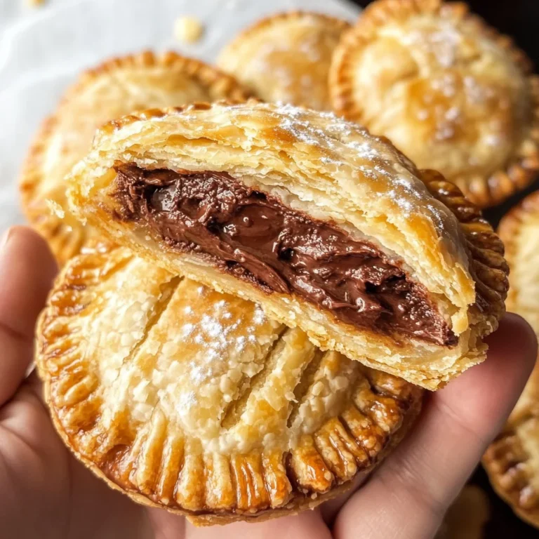 Nutella Mummy Hand Pies