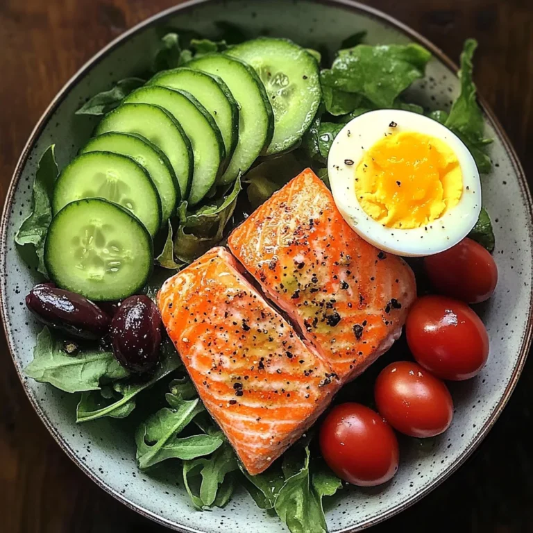 Omega Power Plate with Salmon & Avocado