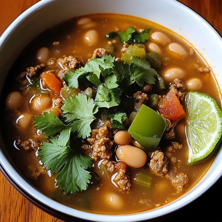 Pinto Beans Green Chile And Beef Soup