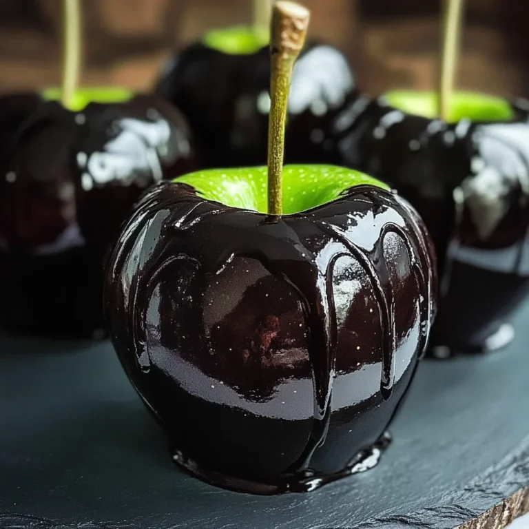 Poison Toffee Apples for Halloween