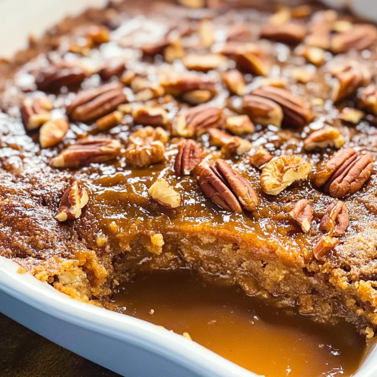 Pumpkin Pecan Cobbler