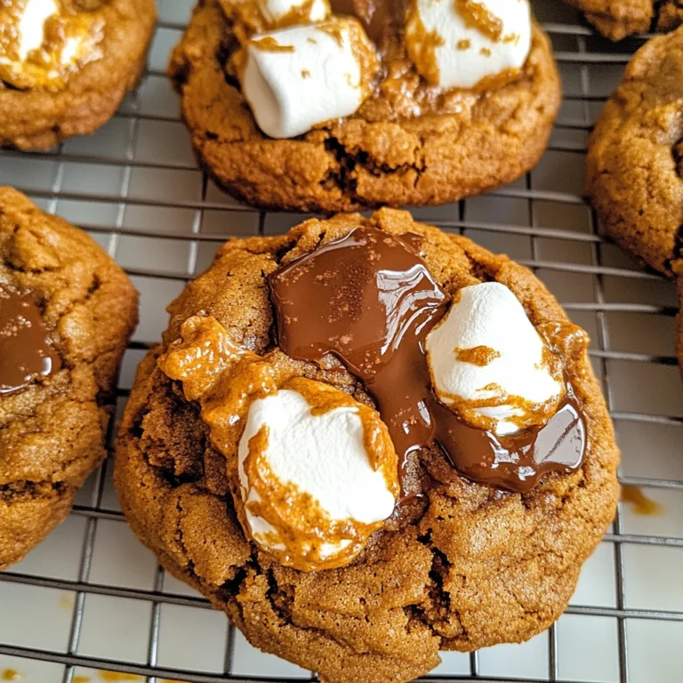 Pumpkin S'mores Cookies