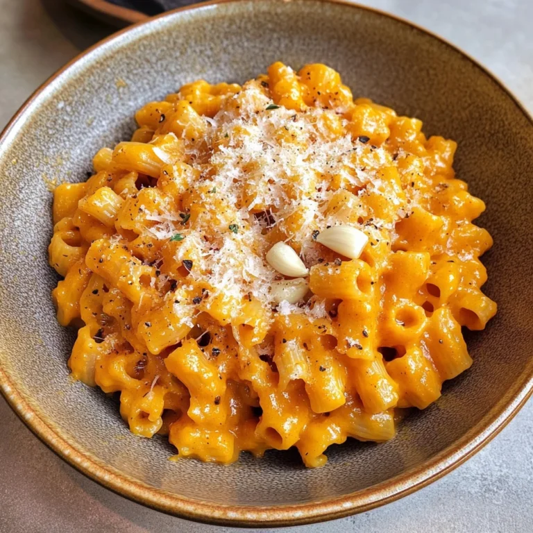 Roasted Pumpkin and Garlic Pasta