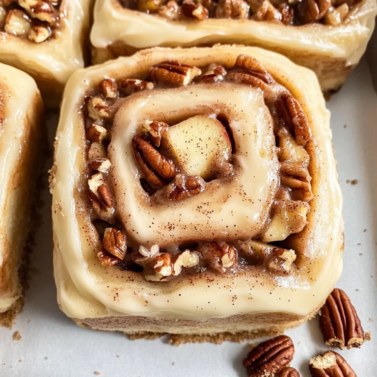 Soft-Baked Apple Cinnamon Rolls