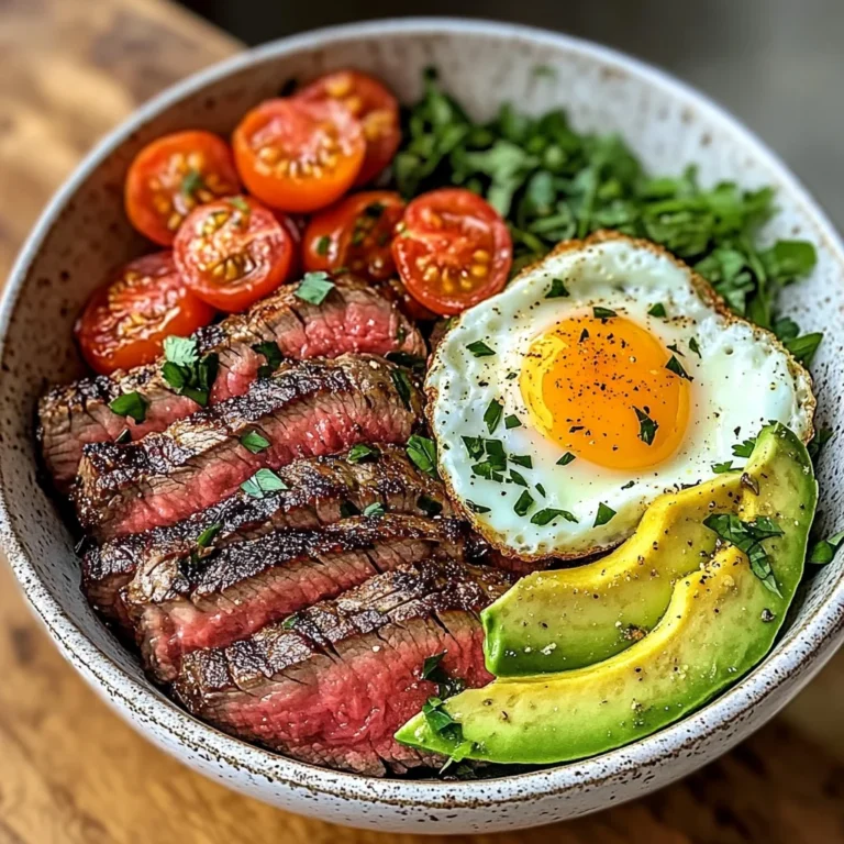 Steak and Eggs Breakfast Bowl