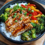 Teriyaki Chicken & Veggie Rice Bowl