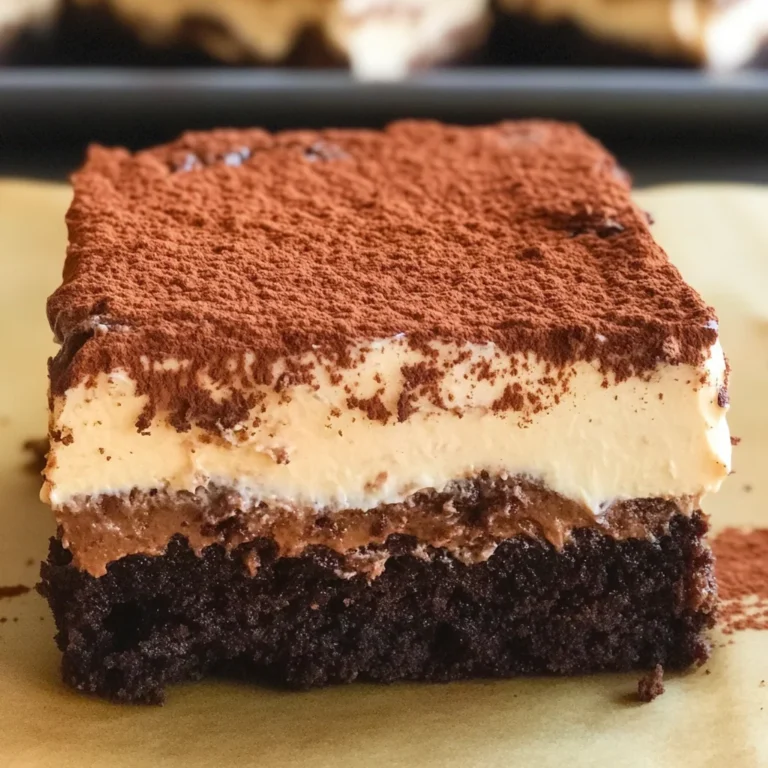 Tiramisu Brownies
