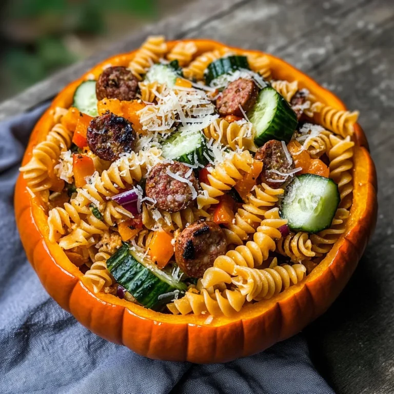 UpChuckin' Pumpkin Loaded Pasta Salad