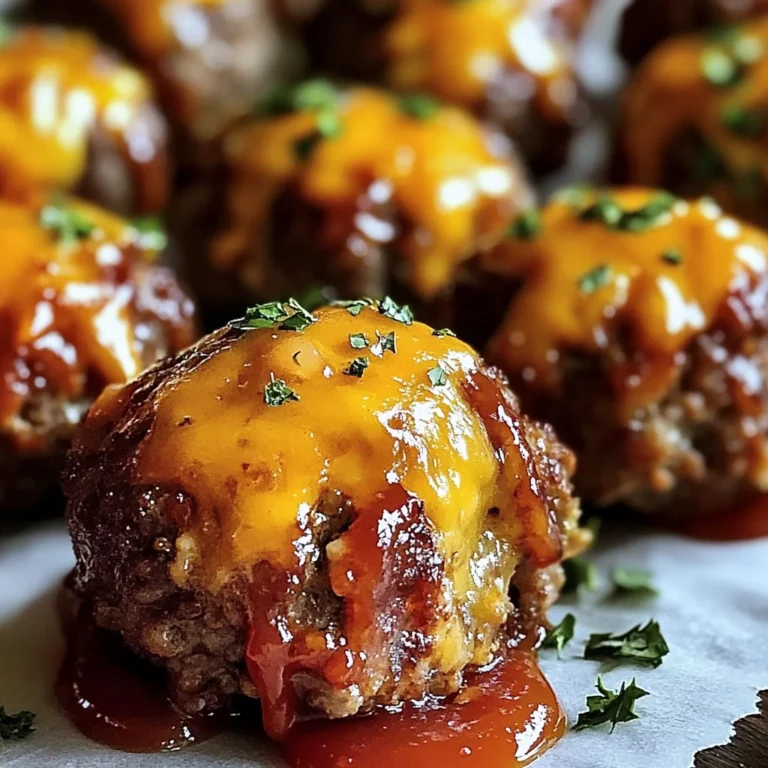 Cheesy Stuffed Meatloaf Bites