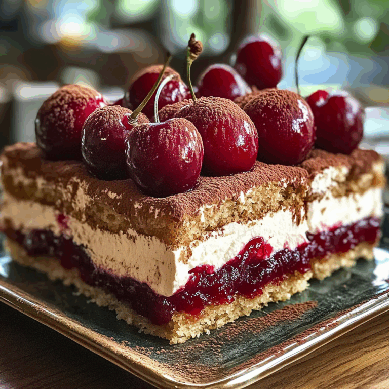 Cherry Amaretto Tiramisu Dessert: A Decadent Twist on a Classic Italian Treat