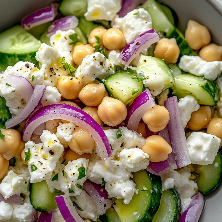 Cottage Cheese and Chickpea Salad: A Refreshing and Protein-Packed Delight