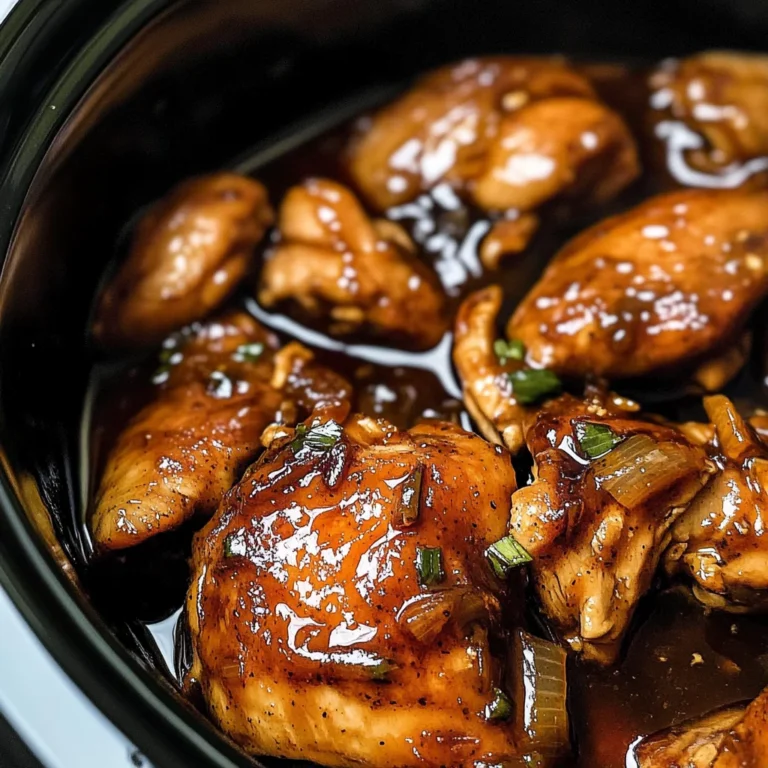 Crockpot Bourbon Chicken