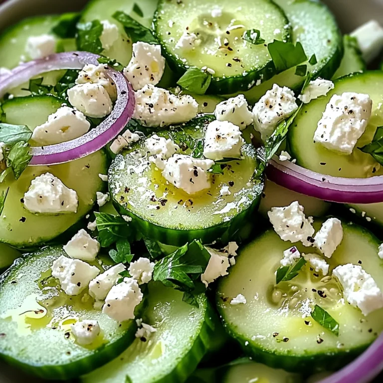 Cucumber Feta Salad
